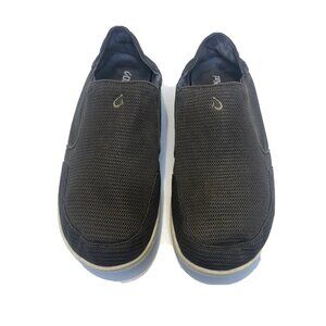 Olukai Nohea Mesh Slip-on Shoes Men's 11.5 Brown & Green Comfort Beach Outdoor